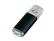 USB 3.0- флешка на 128 Гб с прозрачным колпачком - черный