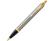 Ручка шариковая Parker «IM Core Brushed Metal GT» - серебристый/черный/золотистый